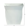 thumbnail image 2 of Nearly Natural 8" Fluted Metal Square Planter, 2 of 3