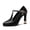 Black, variant on Women's Chunky Heels, Pointy Toe Ankle Strap, Closed Toe Dress Shoes for Party shoes