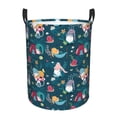 thumbnail image 1 of Fotbe Garden Gnomes In Flower Cesto de Ropa con Asas, Cesto Impermeable de Gran Capacidad, Bolsa de Lavado para Dormitorio, Cesto de Ropa con Ruedas y Asas-Small, 1 of 6