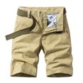 thumbnail image 2 of AXXD Khaki Athletic Shorts For Men Plus Size Cargo Shorts Multi-Pockets Relaxed Summer Beach Shorts New Arrival, 2 of 9