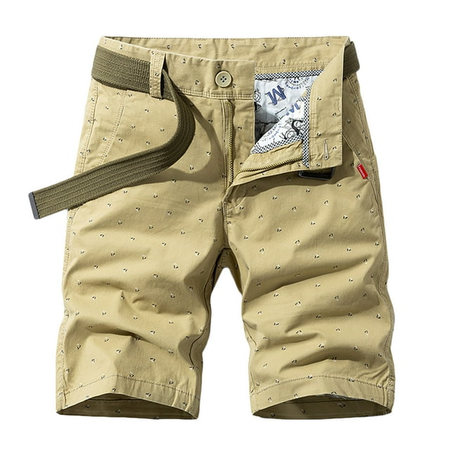 LSLJS Men's Plus Size Cargo Shorts Multi-Pockets Relaxed Summer Beach Shorts Pants, Gym Shorts Gifts for Men