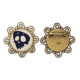 thumbnail image 1 of Desamparados expresion de halloween calavera Broche de flores, regalo de joyería para mujeres y niñas Unbranded M, 1 of 3