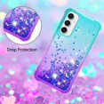 thumbnail image 5 of Case for Samsung Galaxy S23 FE, Galaxy S23 FE Case Liquid Cute Clear Glitter Shockproof Anti-Scratch Soft TPU Protective for Girls Women Phone Case for Samsung Galaxy S23 FE Gradient Blue, 5 of 15