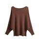 thumbnail image 1 of Suéter de cuello redondo para mujer, nuevo jersey de punto con cuello redondo, manga larga, holgado, estilo europeo y de talla grande, con cuentas de uñas., 1 of 5