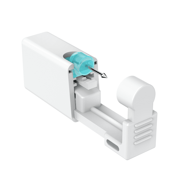 yeacher 1 Pce Trousse Jetable Stérile pour Perçage de Nez Outil de Sécurité Portable Trousse pour Perçage de Nez Autonome avec Clou de Nez