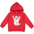 thumbnail image 2 of Inktastic Halloween Cute White Grunge Ghost Toddler Hoodie, 2 of 4