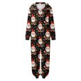 thumbnail image 5 of SUXIAN Family Christmas Pajamas Suitable Mommy Sleepwear Big Headed Deer Print Long Sleeve Jumpsuit Soft Holiday Romper Cotton, 5 of 8