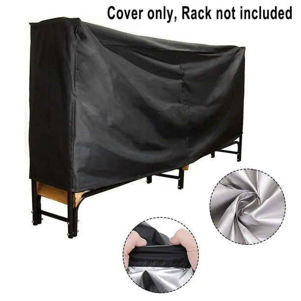 Black Firewood Cover Waterproof Lumber Log Rack Outdoor Storage Holder Cover 5d18dcfe A4b4 464d Aae4 Ebfdb267c62f.305e10d65933695bca187a031cde7ad4