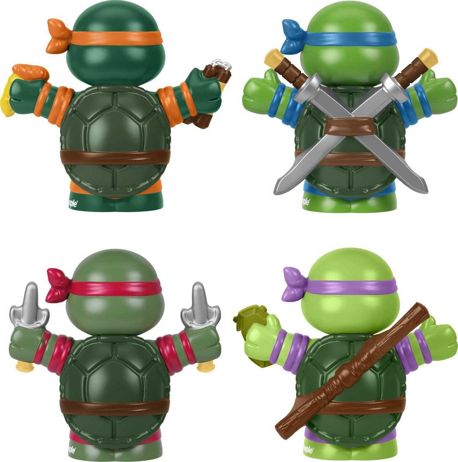 Little People Collector Teenage Mutant Ninja Turtles Special Edition Set, 4 Figures