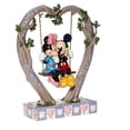 thumbnail image 3 of Enesco Disney Traditions by Jim Shore Mickey and Minnie Mouse on Heart Swing Figurine, 9 Inch, Multicolor, 3 of 4