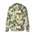 thumbnail image 3 of Fotbe Jungle Animals Men's Women's UPF 50+ Sun Protection Jacket Hooded Cooling Shirt with Pockets Hiking Outdoor Performance-, 3 of 9