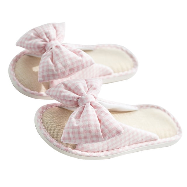 unbranded 1Par Pantuflas Con De Y Punta Abierta Antideslizantes Para Casa