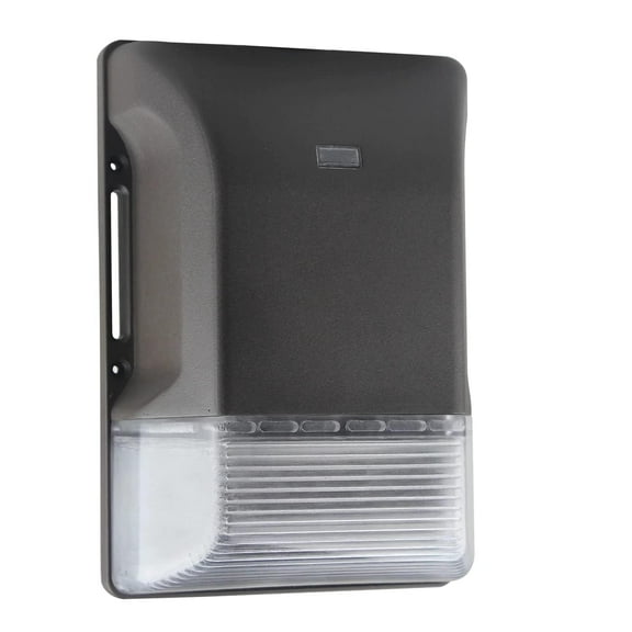 GREENLIGHTDEPOT 15W LED Mini Wall Pack Light Small with Photocell Option- DLC, UL, Certified, Outdoor/Indoor Security CCT Tunable 3000/4000/5000K (Black)