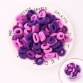 thumbnail image 3 of 100PCS Kids Ponytail Holders Solid Color Hair Ties Elastic Hair Bands with Box, 3 of 10