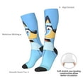 thumbnail image 5 of Saiise Bluey Funny Socks Men Women Boys Kids Adults Novelty Graphic Crew Tube Socks Crazy Design Casual Dress Socks for Sports,Running,Travel, 5 of 7