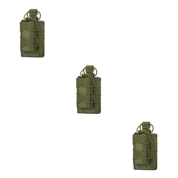 Toystoory bolsa capa bolsa de almacenamiento abierto accesorios de suministros Multi-cam grande ligero verde oscuro Verde oscuro 3piezas