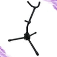 thumbnail image 2 of FUEENIRVA Alto Tenor Saxophone Stand Saxophone holder Steel Black Students Home Use 1Pcs, 2 of 9