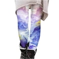 thumbnail image 7 of jjayotai Boho Floral Print Leggings for Women, Trendy Art Painting Beach Summer Fall Clothes Yoga Pants High Waisted Capri Trousers, 7 of 7