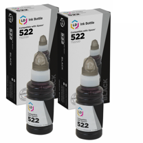 LD Compatible Epson 522 / T522120 EcoTank Black Ink Bottle 2PK ET-2720, ET-4700