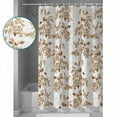 thumbnail image 4 of Bathroom Curtain 96 Inch Shower Curtain with Hooks, Waterproof Polyester Bath Curtain Washable Bathtub Curtain 72''x 96'', 4 of 6