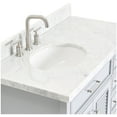 thumbnail image 7 of Ariel D043slcwovo Kensington 42" Thick Carrara Marble Vanity Top - White, 7 of 7