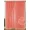 Coral, variant on Set of 2 Kylie Embroidered Sheer Curtain Panels with Attached Taffeta Backing and Valance, 84" Long