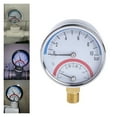 thumbnail image 5 of 0-10 Bar Pressure Gauge 0-120 Temperature Gauge Meter With G1/4 Thread Presssure Gauge With Metal For Shell Lower Mount ,Corrosion Resistance, 5 of 5