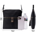 thumbnail image 4 of Bandolera Solene Lightweight Medium para mujer, color negro, 4 of 9