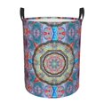 thumbnail image 1 of ZICANCN Psychedelic Art Laundry Basket Organizer - Dirty Clothes Hamper for Bathroom Kids Girls Boys Laundry Hamper Small, 1 of 8