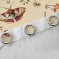 thumbnail image 4 of Homewish Boys Girls Animal Moth Ladybug Dragonfly Black Out Curtains,Botanical Floral Mushroom Curtains Pack of 2 (42x63 Each),Retro Vintage Aesthetic Bedroom Curtains,Luxury Bedroom Decor, 4 of 6