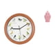 thumbnail image 1 of Reloj de pared,Reloj de pared con pájaro cantor Relojes de pared con pájaros,Tarro de jengibre de cerámica,Jarrón de cerámica con jengibre y arreglo floral,Jarrón decorativo de porcelana, 1 of 8