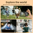 thumbnail image 5 of Digital Camera, FHD 1080P Kids Camera with 16X Zoom, 44MP Point and Shoot, 32GB Card, Anti-Shake, Compact Portable Camera for Boys Girls Students（Black）, 5 of 6