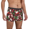 thumbnail image 4 of Cauagu Merry Christmas1 Print Boxer Briefs for Men,Comfortable Breathable Men's Underwear Moisture Wicking Underpants -Large, 4 of 8