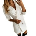 thumbnail image 1 of Manteau de Mode pour Femmes Col en V Imprimé Veste à Manches Longues Cardigan Vêtement Décontracté, 1 of 8