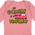 thumbnail image 4 of Inktastic My Godmother is a Firefighter with Fire Truck Boys or Girls Long Sleeve Baby Bodysuit, 4 of 5