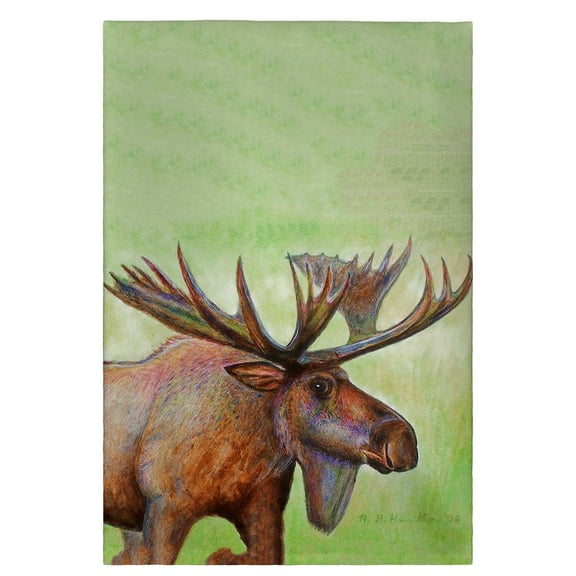 Betsy Drake Interiors Moose Guest Towel