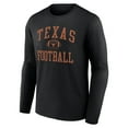 thumbnail image 2 of Men's Black Texas Longhorns First Sprint Team Long Sleeve T-Shirt, 2 of 3