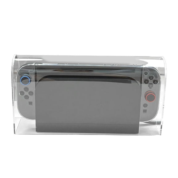 HD Dust Cover for Switch 2, Acrylic Clear Display Box, Anti-Scratch Dust Guard Cover Sleeve, Switch Dock Protective Cover