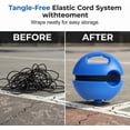 thumbnail image 4 of Tennis Ball Training Baseboard, Tennis Trainer Equipment Set, Tennis Trainer Ball with String, Tennis Trainer Rebound Ball, Multifunction Tennis Practice Rebounder for Backyard, 4 of 6