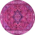 thumbnail image 1 of Ahgly Company Indoor Round Persian Pink Traditional Area Rugs, 3' Round, 1 of 4