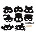 thumbnail image 2 of 8 sets Halloween Scratch Mask Art Rainbow Rainbow Raugh Masks Animal Face Masks Juguetes Kit de Arte Halloween Crafts, 2 of 7
