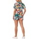 thumbnail image 3 of Conjuntos de Mujeres de Hawái de 2 Piezas, Camisa Floral de Botones y Pantalones Cortos, Ropa Casual de Vacaciones Tropicales en la Playa 2026 S Blancos, 3 of 6