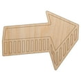 thumbnail image 1 of Arrow with Shadow Doodle Wood Shape Unfinished Piece Cutout Craft DIY Projects - 6.25 Inch Size - 1/8 Inch Thick, 1 of 7