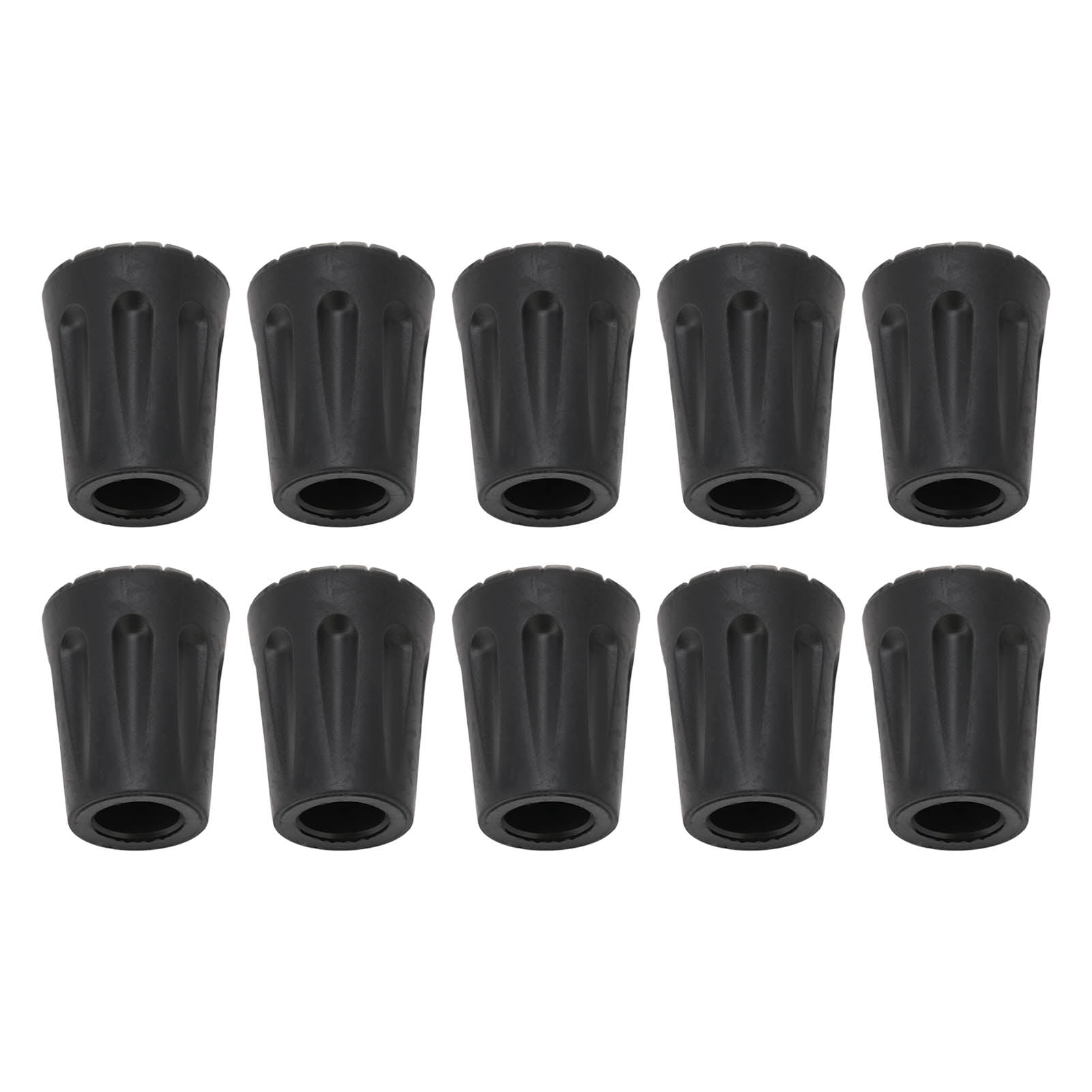 Walking Pole Foot Cover, Universal 10pcs Prevent Slipping Shock