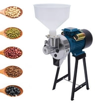 Commercial Electric Grain Mill Grinder Wheat Cereals Flour Mill Grinder W/Funnel