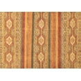 thumbnail image 1 of Ahgly Company Indoor Rectangle Abstract Brown Modern Area Rugs, 2' x 4', 1 of 4