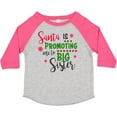 thumbnail image 3 of Inktastic Santa is Promoting Me to Big Sister Girls Toddler T-Shirt, 3 of 5