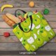 thumbnail image 5 of Fotbe Green Apple Bolsa Tote con Estampado para Mujer, Bolsos con Cremallera, Bolsa de Hombro Casual de Gran Capacidad con Bolsillos Internos, 5 of 7