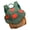Green, variant on Waterproof Scratch Resistant PU School Backpack Cute Fungi Theme With Night Visibility Strips