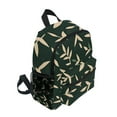 thumbnail image 2 of FORMRS School Backpack with Front Zippered Pocket 12" Student Travel Daypack, Green Leaves, 2 of 6